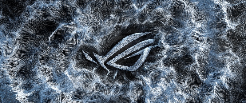 ASUS ROG, Official, Abstract background, Particle explosion
