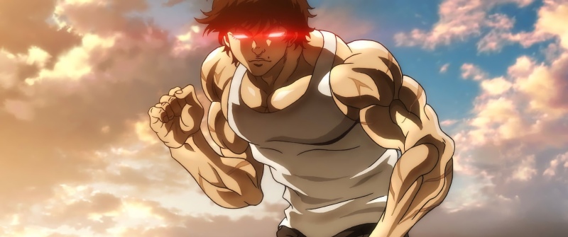 Baki Hanma, Baki the Grappler, Muscular, Anime series