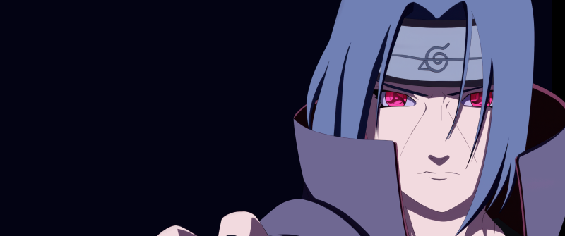 Itachi Uchiha, Dark background, Akatsuki, 5K, Sharingan eye