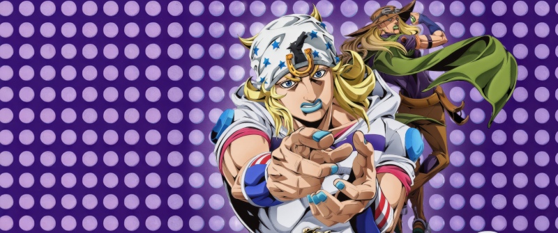 Steel Ball Run: JoJo's Bizarre Adventure, 5K, Johnny Joestar, Gyro Zeppeli, Anime series, 2026 series