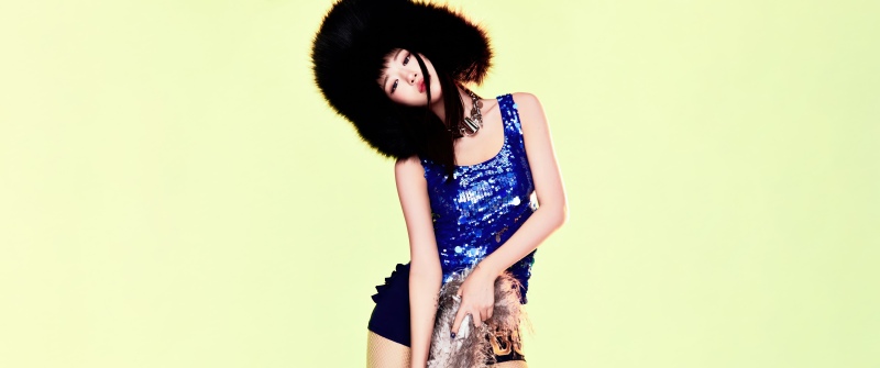 An Yujin, 5K, IVE (K-pop), Yellow background