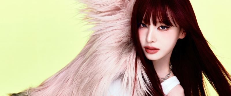 Liz - Bangers, IVE (K-pop), 5K, Yellow background, Liz (IVE)