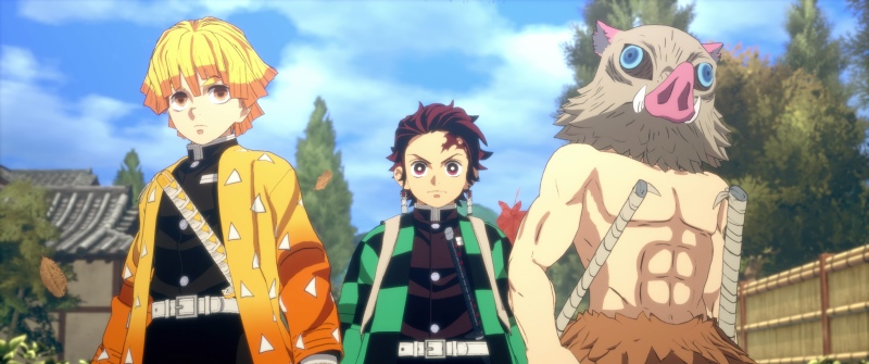 Kimetsu no Yaiba - The Hinokami Chronicles 2, 5K, Demon Slayer: Kimetsu no Yaiba, Tanjiro Kamado, Zenitsu Agatsuma, Inosuke Hashibira
