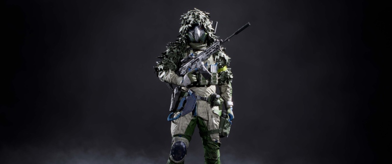 Pax Armata Recon Soldier, Battlefield 6, 2026 Games, Dark background, Soldier, Recon, Sniper