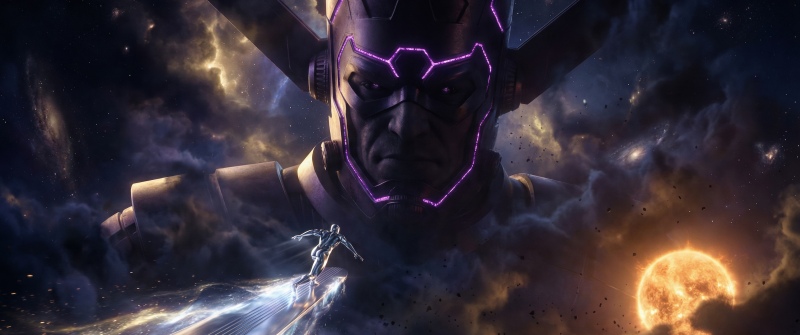 Galactus, Silver Surfer, Marvel Comics, 5K, Marvel Cinematic Universe