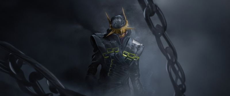 The Batman Who Laughs, Supervillain, DC Comics, 5K, Dark background