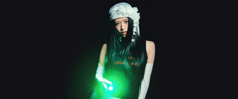 An Yu-jin (REVIVE+), 8K, Dark background, IVE (K-pop), 5K, An Yu-jin (IVE)