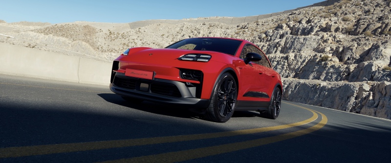 Porsche Macan GTS, 2026, 5K, Red cars