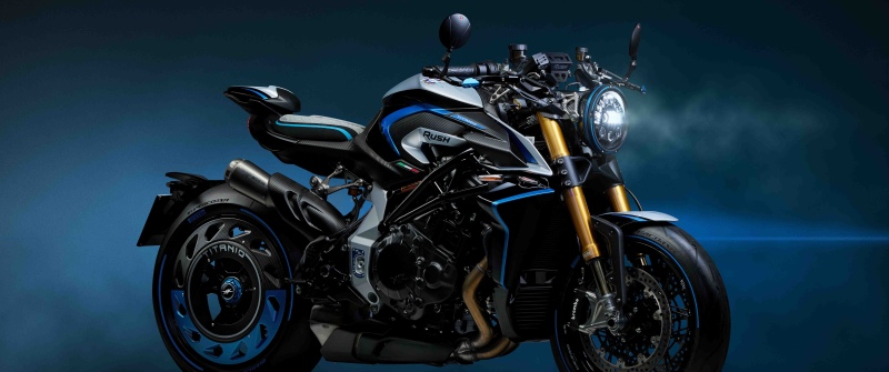 MV Agusta Rush Titanio, 2026, 5K, Motorcycle, Naked bikes, Dark blue