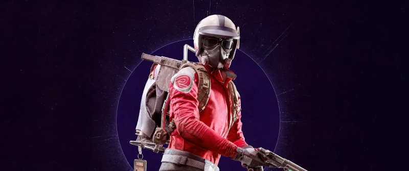 ARC Raiders, Ryder Red Outfit, 5K, 2026 Games, Cosmic background