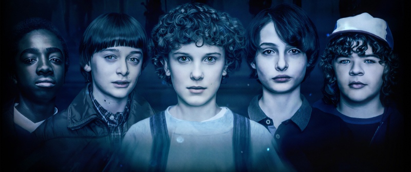 Stranger Things, Character poster, Dark background, Season 2, Millie Bobby Brown