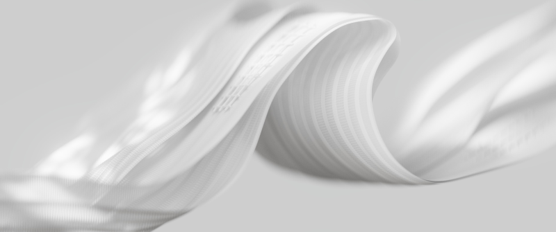 Fabric, Ribbon, Monochrome, White aesthetic, Minimalist, Luxury, Light Mode, Microsoft Design