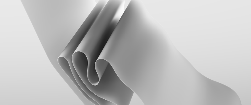 Folded paper, Monochrome, Minimalist, Simple, Microsoft Design