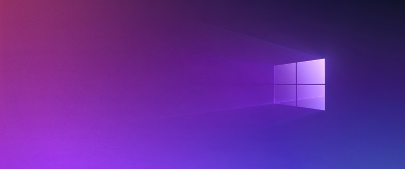 Windows 10, Purple gradient, Gradient background, 5K, Windows logo