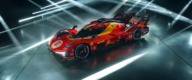 Ferrari 499P, 2026, 5K, 8K, Le Mans Hypercar, Lighting