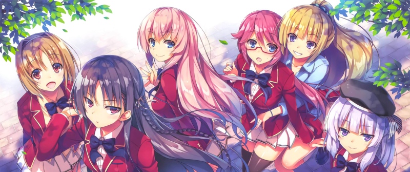 Classroom of the Elite, Anime girls