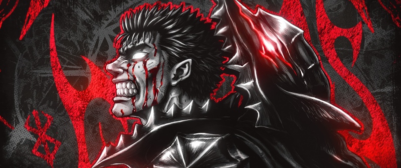 Guts, Illustration, Berserker Armor, 5K