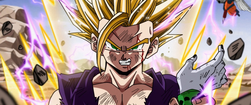 Gohan, Super Saiyan 2, Dragon Ball Z, 5K