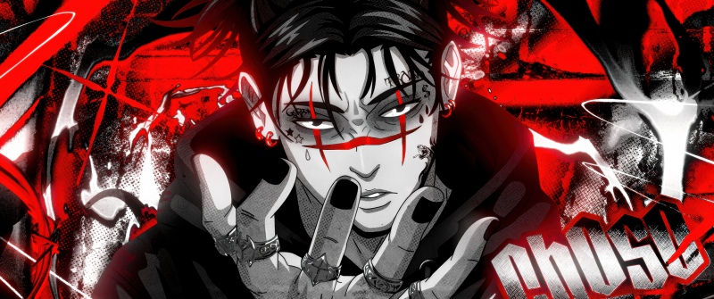 Choso, Red aesthetic, Jujutsu Kaisen, 5K