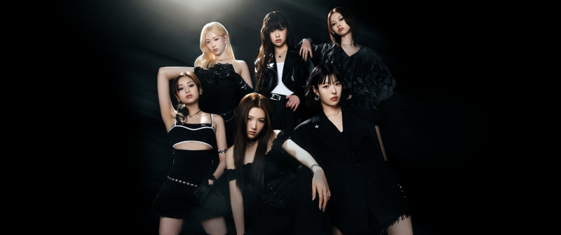 AtHeart - Butterfly Doors, 5K, Dark background, K-Pop singers, Girl group
