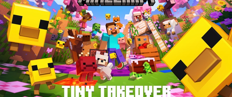 Minecraft, Tiny Takeover, 2026 Games, 5K