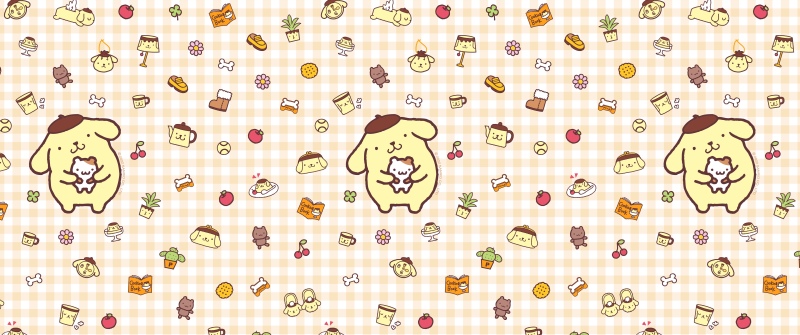 Pompompurin, 8K, Illustration, Cute cartoon, 5K, Sanrio