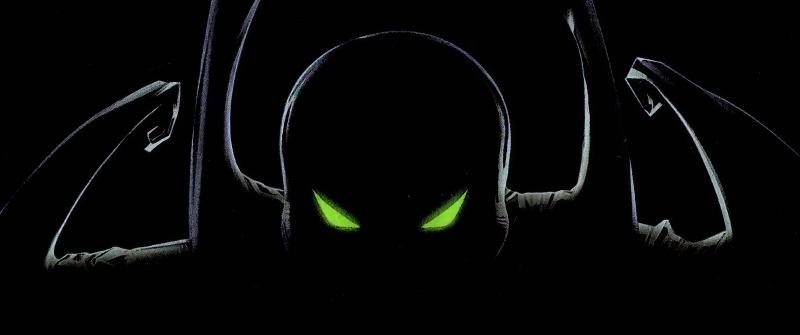 Spawn, Superhero, Black background, AMOLED, 5K