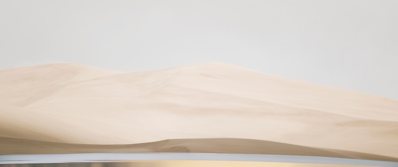 Desert, Lake reflection, Minimalist, Xiaomi HyperOS 3.1