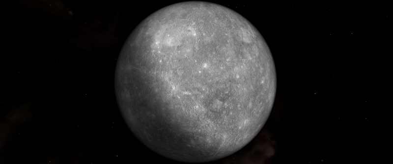 Planet Mercury, Dark background, Huawei MatePad Edge, Stock, 5K