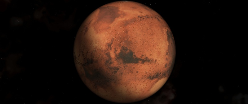 Mars, Red planet, Dark background, Huawei MatePad Edge, Stock, 5K