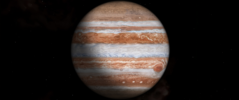 Jupiter, Dark background, Huawei MatePad Edge, Stock, 5K