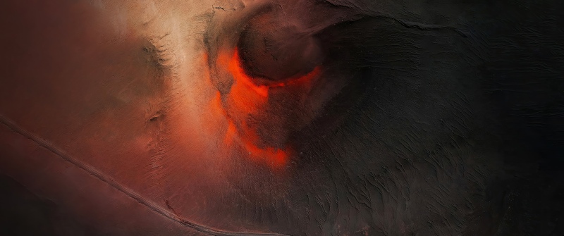 Volcanic, Landscape, Iceland, Aerial Photography, Lava, Honor MagicBook Pro, Stock, 5K