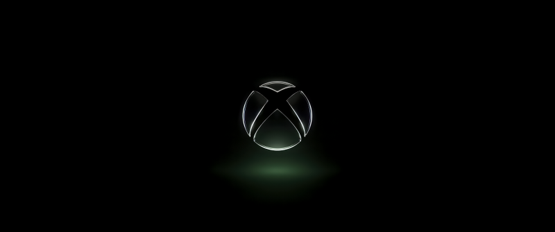 Xbox logo, Dark theme, Glassy, Black background, 5K, Minimalist