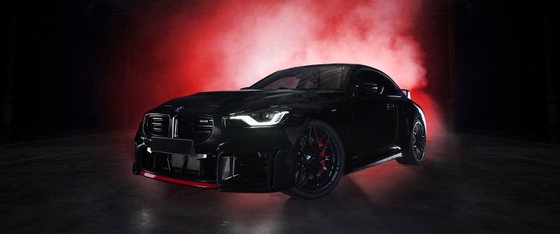 BMW M2 RR Edition, 2026, 5K, 8K, Black cars, Dark background