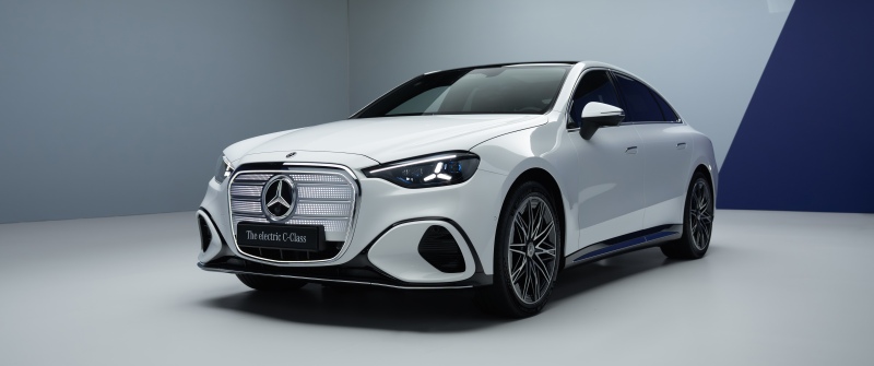 Mercedes-Benz C 400, Luxury EV, 2026, Electric cars, AMG line, 5K