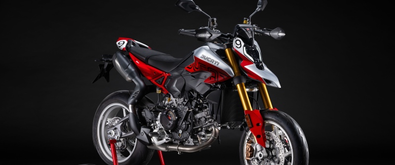 Ducati Hypermotard V2 SP 100, 2026, 5K, 8K, Dark background, Ducati Hypermotard V2