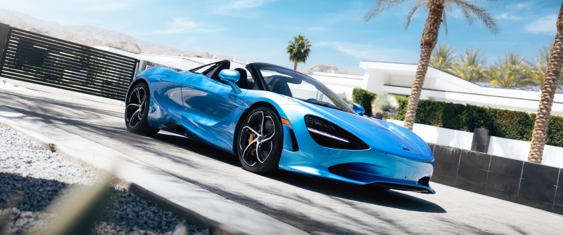 McLaren 750S Spider, Ludus Blue, 8K, 5K