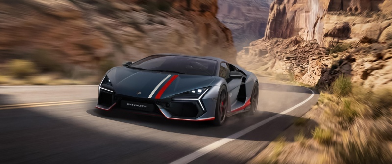 Lamborghini Revuelto, Racing stripes, 2026, Supercars, 5K