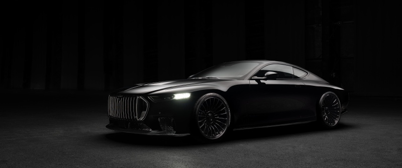 Brabus Bodo, 2026, Hypercars, Dark background, Black cars, 5K