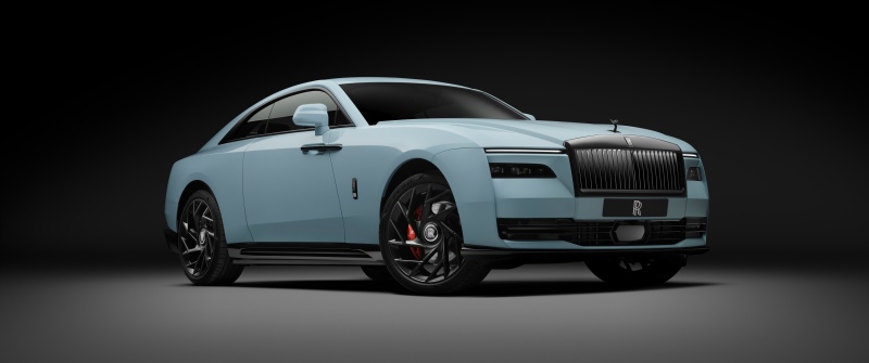 Rolls-Royce Black Badge Spectre, 2026, 5K, 8K, Dark background