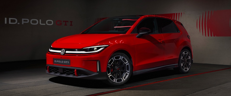 Volkswagen ID. Polo GTI, 2026, 5K, 8K, Red cars
