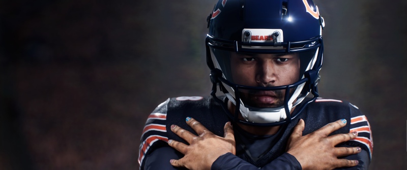 Chicago Bears player in Madden NFL 27