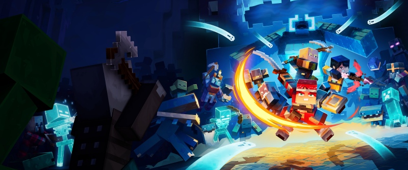 Minecraft Dungeons II, Key Art, 2026 Games