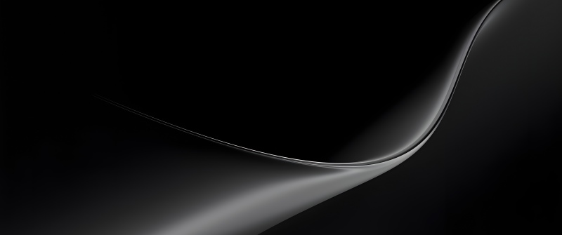 Metallic, Abstract Waves, Microsoft Surface Laptop, Stock, 5K, Black background, Dark abstract