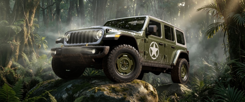 Jeep Wrangler Unlimited Rubicon Sarge, 2027, 5K, Jeep Wrangler Unlimited