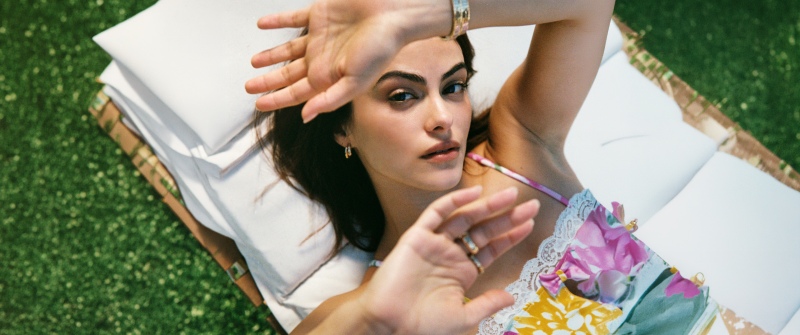 Camila Mendes, Floral dress, 2026, 5K, Photoshoot