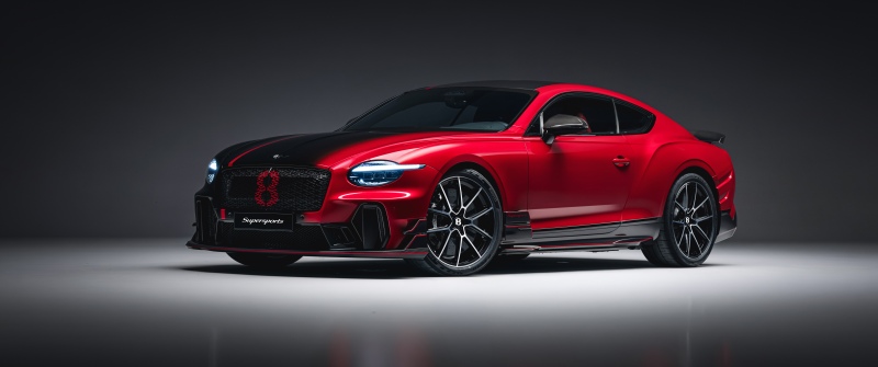Bentley Continental GT Supersports, Mulliner, 2026, 5K, 8K, Red cars