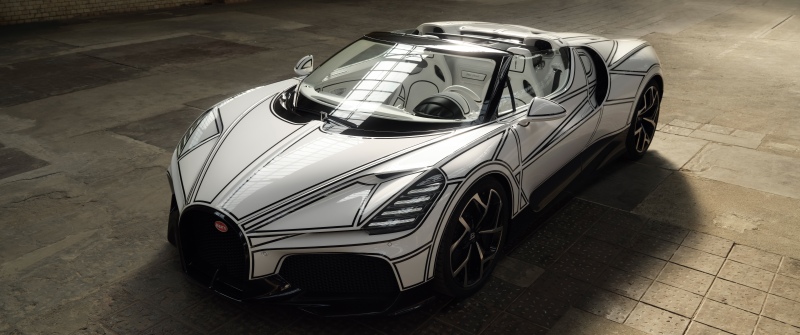 Bugatti W16 Mistral Blanc Éternel, 2026, 5K, One off cars, Hypercars, Bugatti W16 Mistral