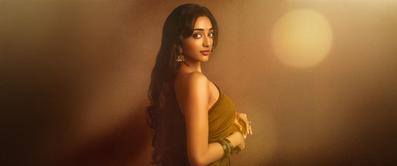 Preity Mukhundhan, Traditional, Indian actress, Brown aesthetic, 5K