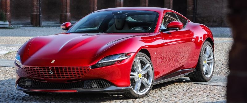 Ferrari Roma, 2021, Sports cars, 5K